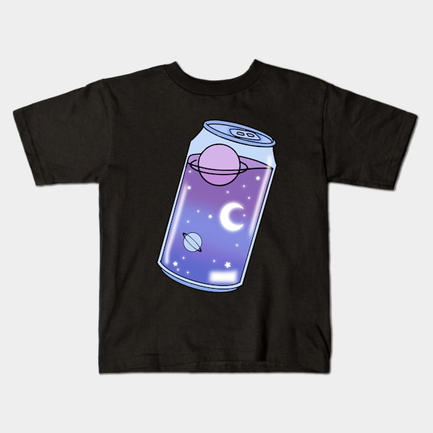 planet soda can Kids T-Shirt by the.happynista